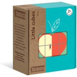 Clementoni - Puzzle 6 cubes pièces - Little fruits