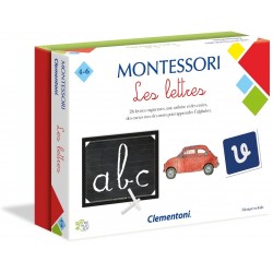 Clementoni - Jeu éducatif - Montessori - Les lettres