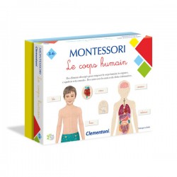 Clementoni - Jeu éducatif - Montessori - Le corps humain