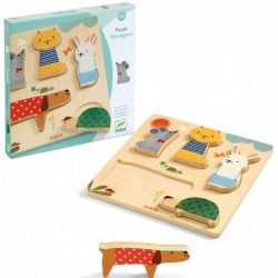 Djeco - DJ01051 - Puzzles relief - Woodypets