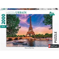 Nathan - Puzzle 2000 pièces - Paris au fil de l'eau