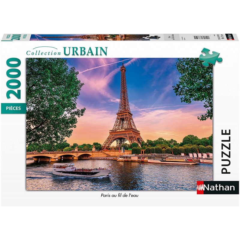 Nathan - Puzzle 2000 pièces - Paris au fil de l'eau