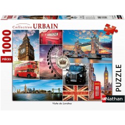 Nathan - Puzzle 1000 pièces - Visite de Londres