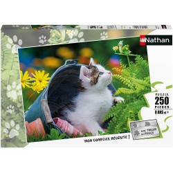 Nathan - Puzzle 250 pièces - Petit chaton curieux