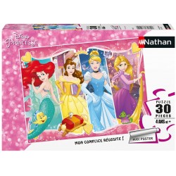 Nathan - Puzzle 30 pièces - Entre amies - Disney Princesses