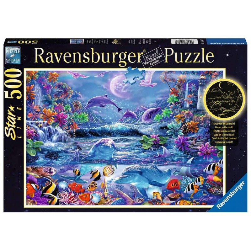 Ravensburger - Puzzle Star Line 500 pièces - La magie du clair de lune