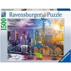 Ravensburger - Puzzle 1500 pièces - Les saisons à New York