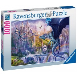 Ravensburger - Puzzle 1000 pièces - Le château des dragons
