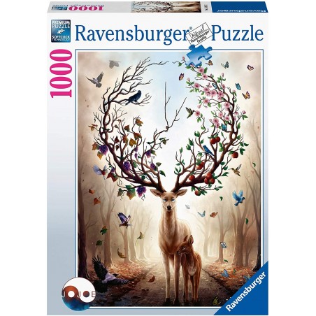 Ravensburger - Puzzle 1000 pièces - Cerf fantastique