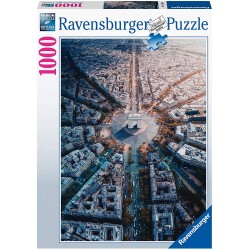 Ravensburger - Puzzle 1000 pièces - Paris vue d'en haut