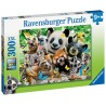Ravensburger - Puzzle 300 pièces XXL - Le selfie des animaux sauvages