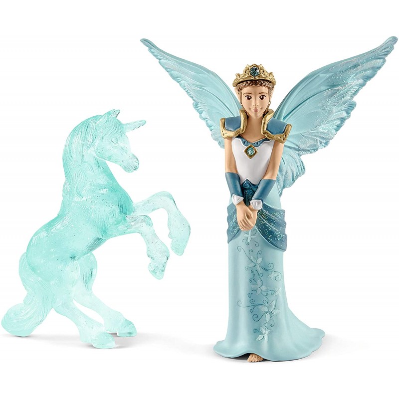 Schleich - 70587 - Bayala - Eyela avec sculpture Licorne de glace