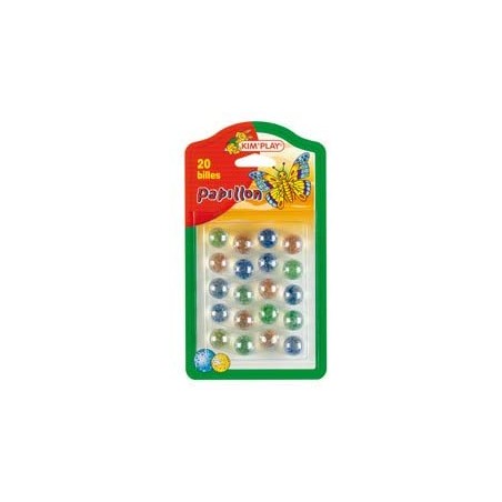 Kim Play - Blister de 20 billes - Papillon