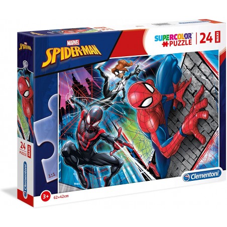 Clementoni - Puzzle 24 pièces - Spiderman