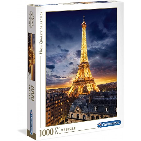 Clementoni - Puzzle 1000 pièces - La Tour Eiffel
