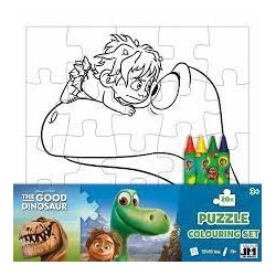 Puzzle à colorier - Dinosaure