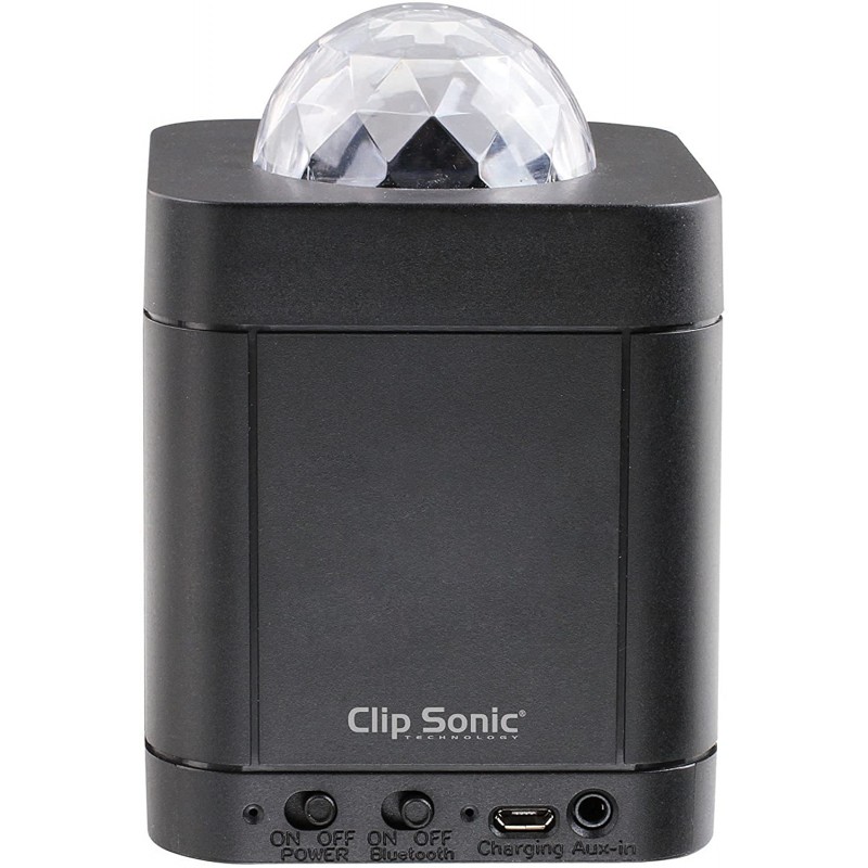 Clip Sonic - Haut-Parleur Disco Bluetooth Noir