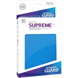 Ultimate Guard - Paquet de 80 sleeves Suprême UX - Taille standard - Bleu roi mat