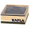 Kapla - Jeu de construction en bois - Carré vert - 40 Planchettes
