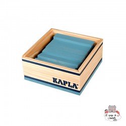 Kapla - Coffret de 40 Planchettes - Bleu clair