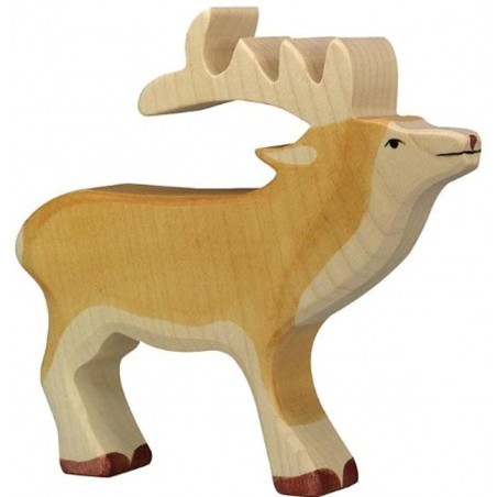 Holztiger - Figurine animal en bois - Cerf