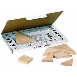 Goki - Jeu de société - Coffret de tangram en bois