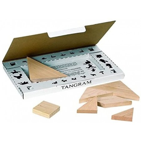 Goki - Jeu de société - Coffret de tangram en bois