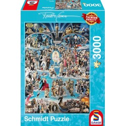 Schmidt - Puzzle 3000 pièces - Renato Casaro - Hollywood XXL