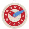Goki - Jeu d'apprentissage - Horloge en bois - Petit modèle - Apprendre l'heure