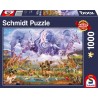 Schmidt - Puzzle 1000 pièces - Animaux au point d'eau