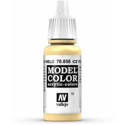 Prince August - Peinture acrylique - 858 - Jaune crème - 17 ml