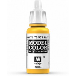 Prince August - Peinture acrylique - 953 - Jaune mat - 17 ml