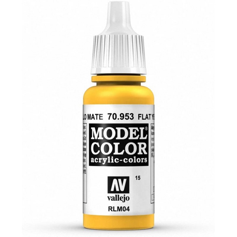 Prince August - Peinture acrylique - 953 - Jaune mat - 17 ml