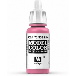 Prince August - Peinture acrylique - 958 - Rose - 17 ml