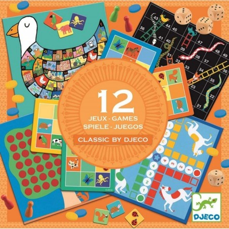 Djeco - DJ05218 - Jeux classiques - Classic box 4+