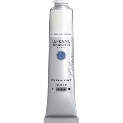 Lefranc Bourgeois - Peinture huile - 200 ml - Blanc de titane