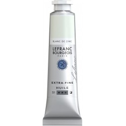Lefranc Bourgeois - Peinture huile - 40 ml - Blanc de zinc