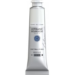 Lefranc Bourgeois - Peinture huile - 40 ml - Blanc de titane