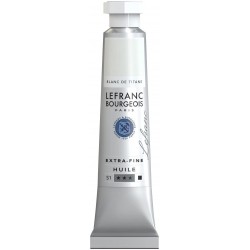 Lefranc Bourgeois - Peinture huile extra fine - 20ml - Blanc de titane
