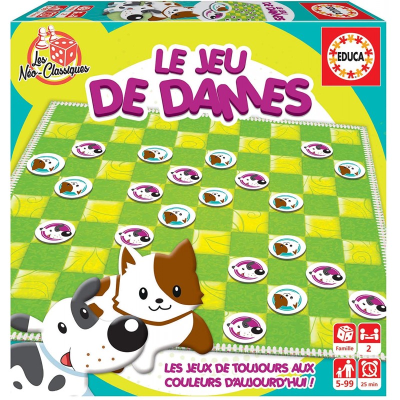 Educa - Jeu de société - Jeu de dames
