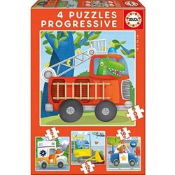 Educa - Puzzle 6, 9, 12 et 16 pièces - Patrouille de sauvetage