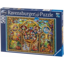 Ravensburger - Puzzle 500 pièces - Famille Disney