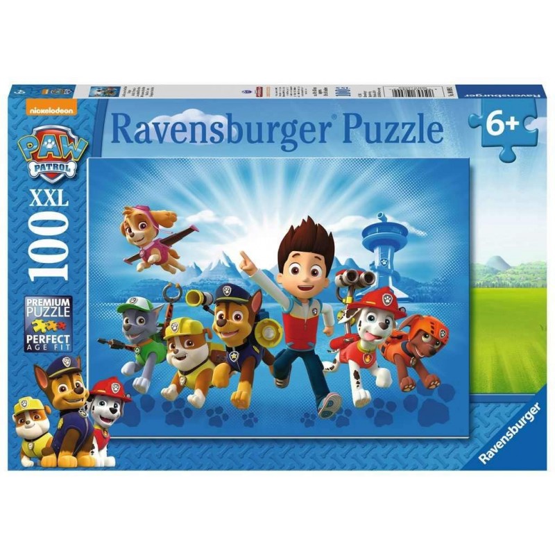 Ravensburger - Puzzle 100 pièces XXL - L'équipe de la Pat'Patrouille