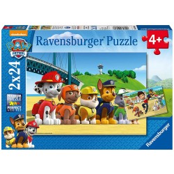 Ravensburger - Puzzles 2x24 pièces - Chiens héroïques - Pat'Patrouille