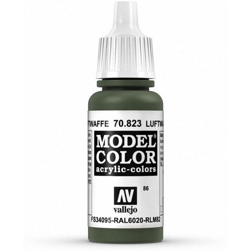 Prince August - Peinture acrylique - 823 - Vert camouflage Luftwaffe - 17 ml