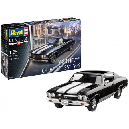 Revell - 7662 - Maquette Voiture - 1968 chevy chevelless 396