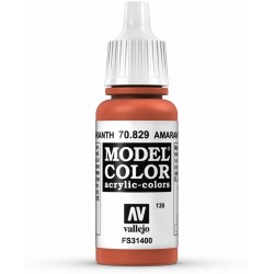 Prince August - Peinture acrylique - 829 - Rouge Amarantha - 17 ml