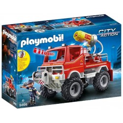Playmobil - 9466 - Les pompiers - 4x4 de pompier avec lance-eau
