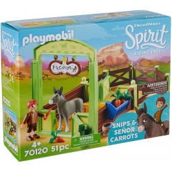 Playmobil - 70120 - Spirit - La mèche et monsieur carotte avec box