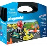 Playmobil - 9322 - Stuntshow - Valisette Pilote de karting